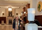 Lynne at the concierge desk