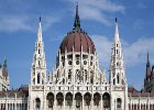 Hungarian Parliament Buildings close up