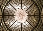 Four Seasons Gresham Palace foyer chandelier and glass ceiling