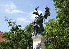 and another statue