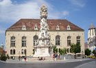Statue and nice building
