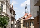 Cobbled street view