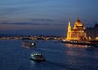 Late evening Danube view, Parliament Building and Margaret Bridge