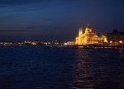 Late evening Danube view, Parliament Building and Margaret Bridge
