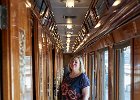 Lynne in our carriage corridor