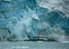 Calving glacier