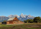 Barn and tetons