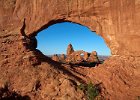 Turret Arch through North Window with Lynne